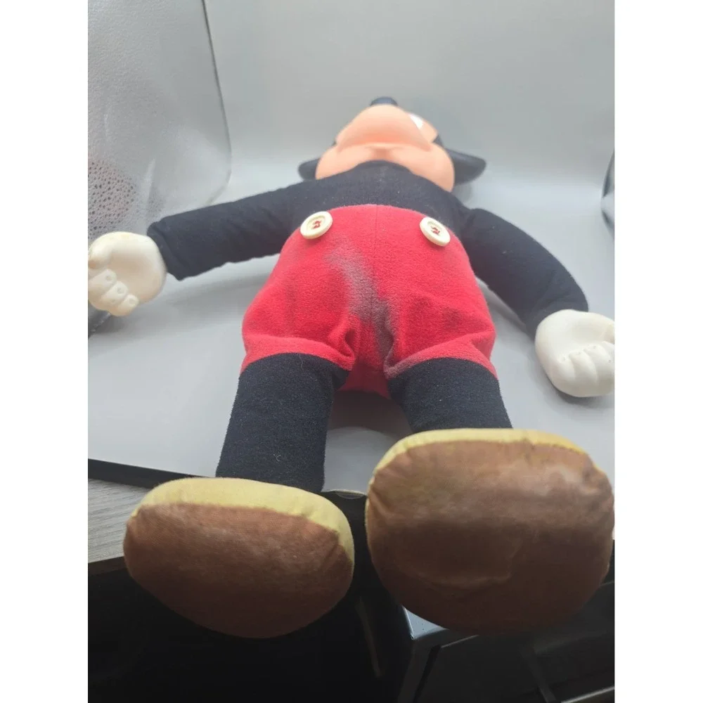 Vintage Disney Marching Mickey Mouse 18 Inch Toy Doll Moveable Legs